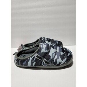 New PUMA SCUFF CAMO CAMOUFLAGE SLIPPERS MENS SIZE 11 BLACK HIGH RISE 385278-01